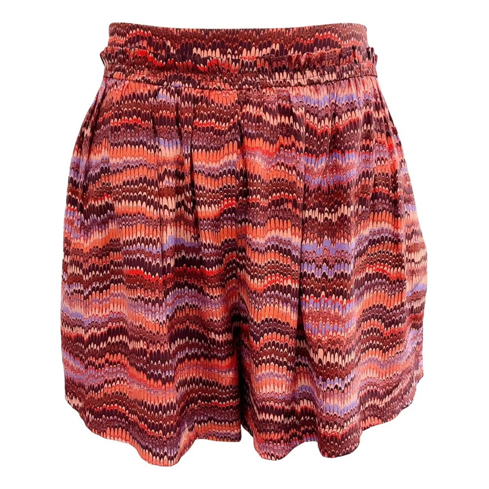 Ulla Johnson Silk High Waist Shorts